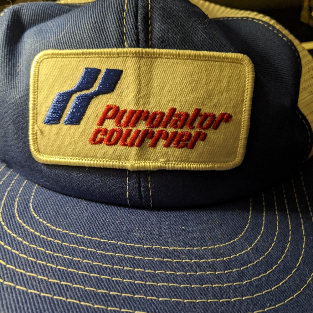 Vintage Purolator Courier Snapback
